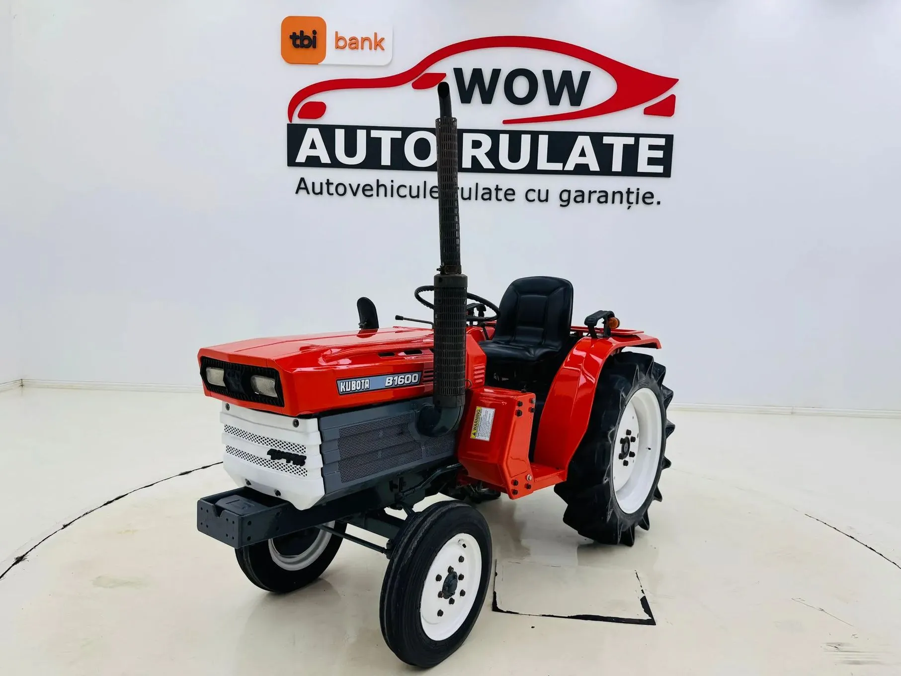 Kubota B1600 Mini Tractor Kubota B1600 Rate Doar Cu Buletinul Livrare Gratuita 2005 - WOW Auto Rulate
