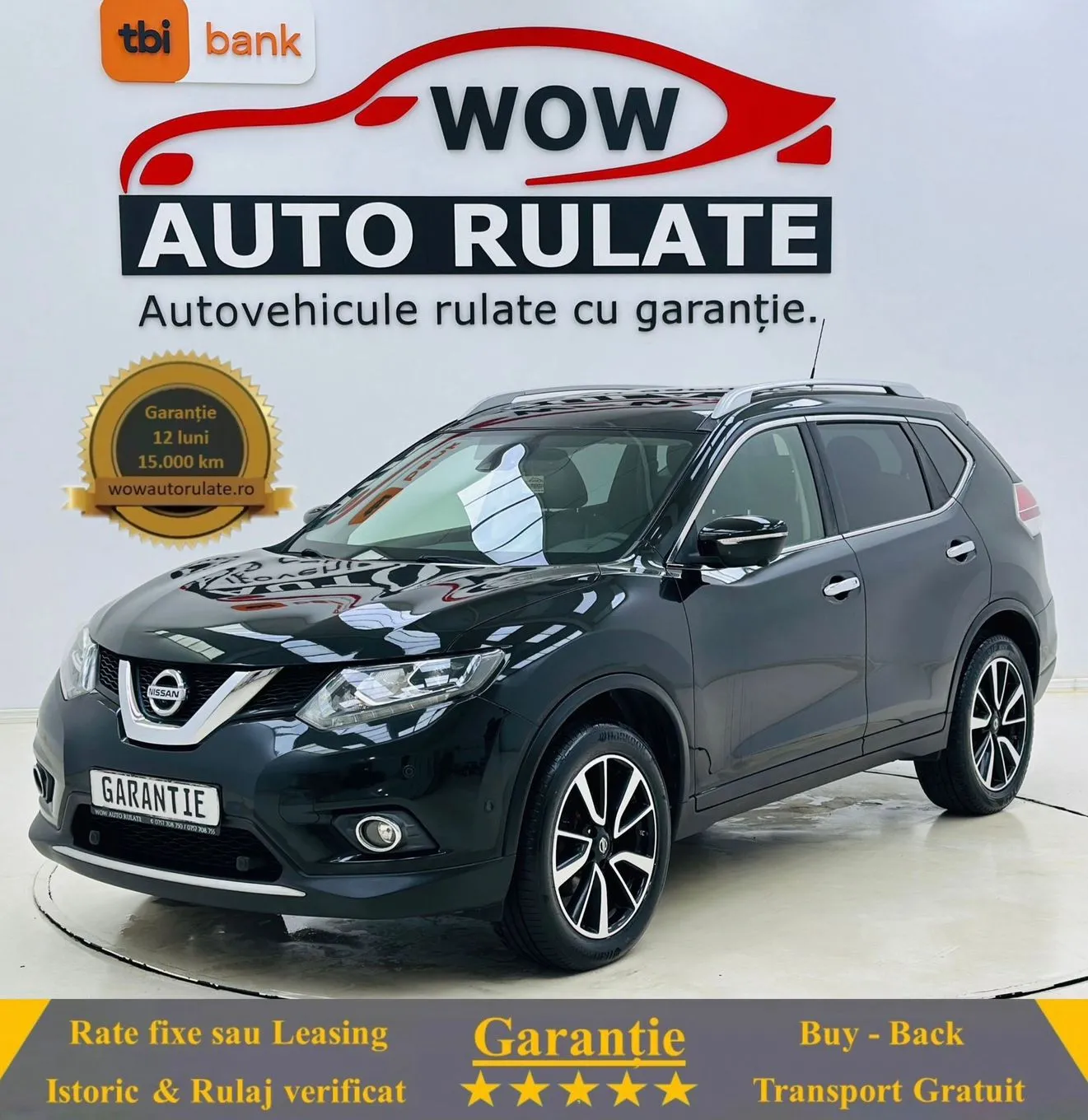 NISSAN X-TRAIL 2015 1.6D E6 GARANTIE 12 LUNI Rate Avans 0 Doar cu Buletinul 2015 - WOW Auto Rulate
