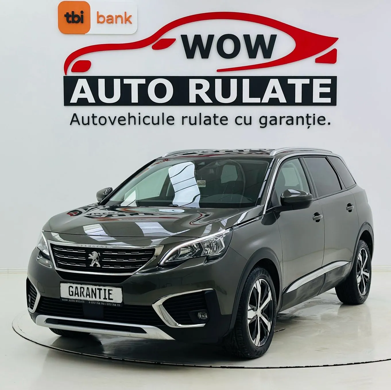 PEUGEOT 5008 2017 1.2i E6 Garantie 12 Luni Rate Avans 0 Doar cu Buletinul 2017 - WOW Auto Rulate