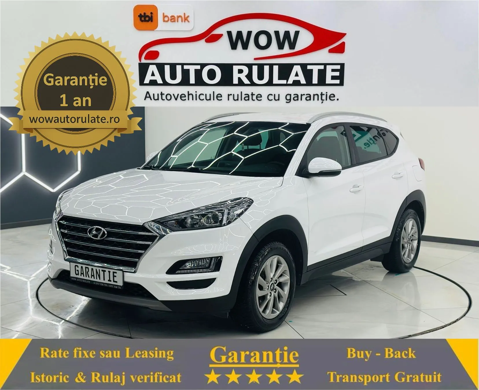 HYUNDAI TUCSON 2020 1.6D E6 Garantie 12 Luni Rate Avans 0 Doar Cu Buletinul 2020 - WOW Auto Rulate