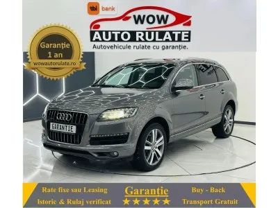 AUDI Q7 2011 3.0D E5 4X4 Garantie 12  Luni Rate Avans 0 Doar Cu Buletinul