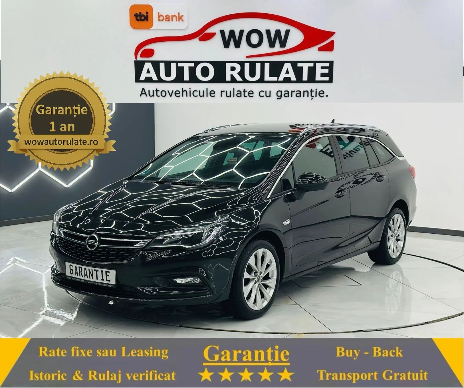 OPEL ASTRA 2016 1.6D E6 Garantie 12 Luni Rate Avans 0 Doar Cu Buletinul 2016 - WOW Auto Rulate
