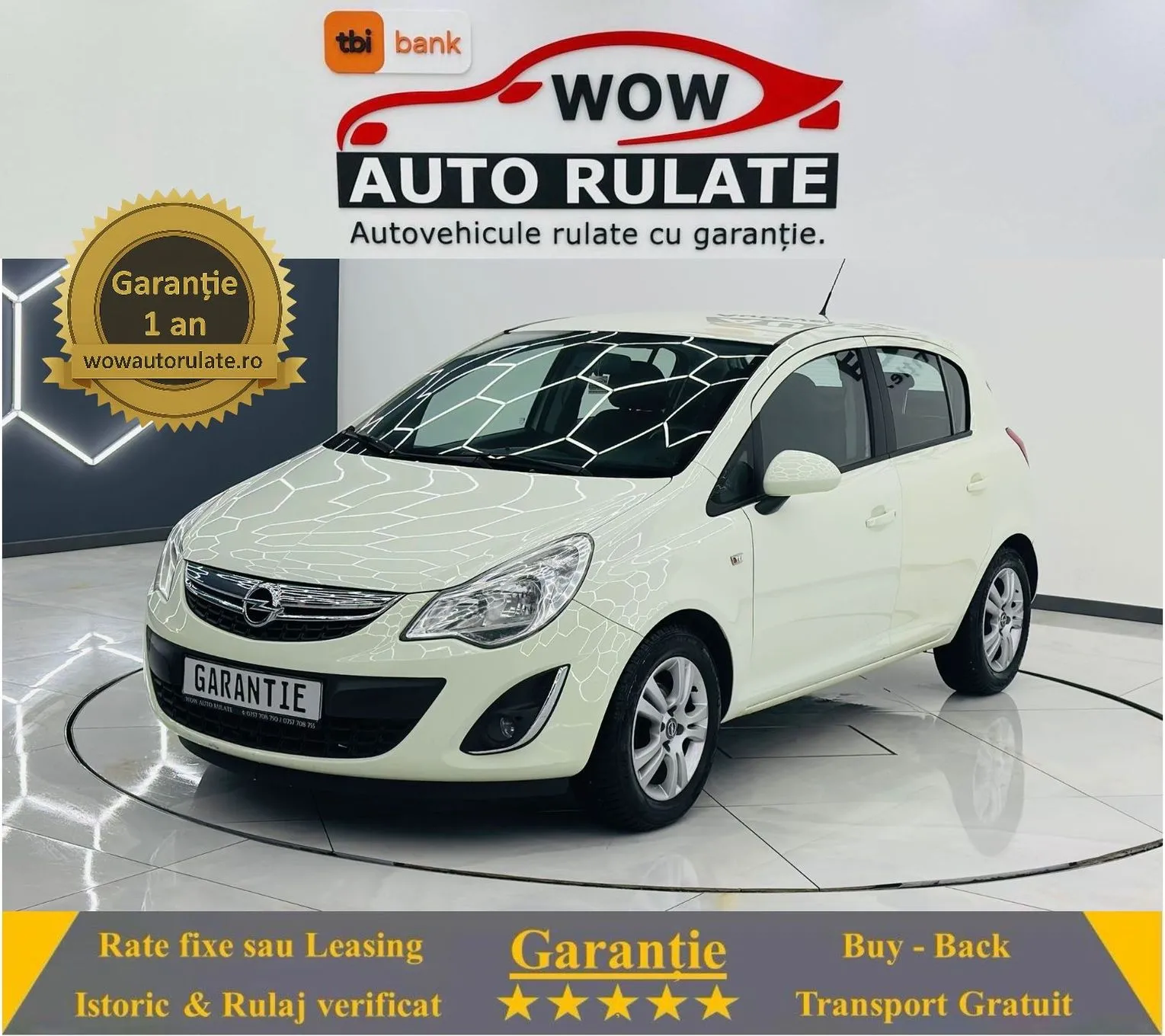 OPEL CORSA 2013 1.2i E5 Garantie 12 Luni Rate Avans 0 Doar Cu Buletinul 2013 - WOW Auto Rulate