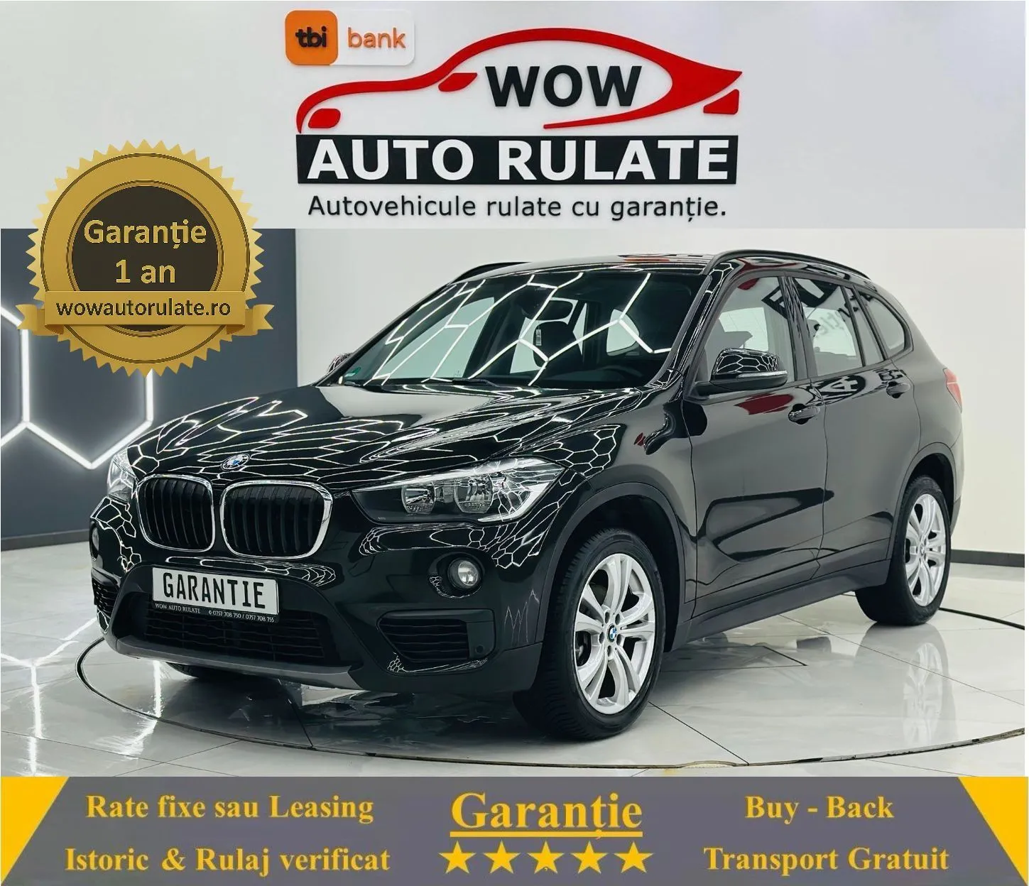 BMW X1 2018 1.5D E6 Garantie 12 Luni Rate Avans 0 Doar Cu Buletinul 2018 - WOW Auto Rulate