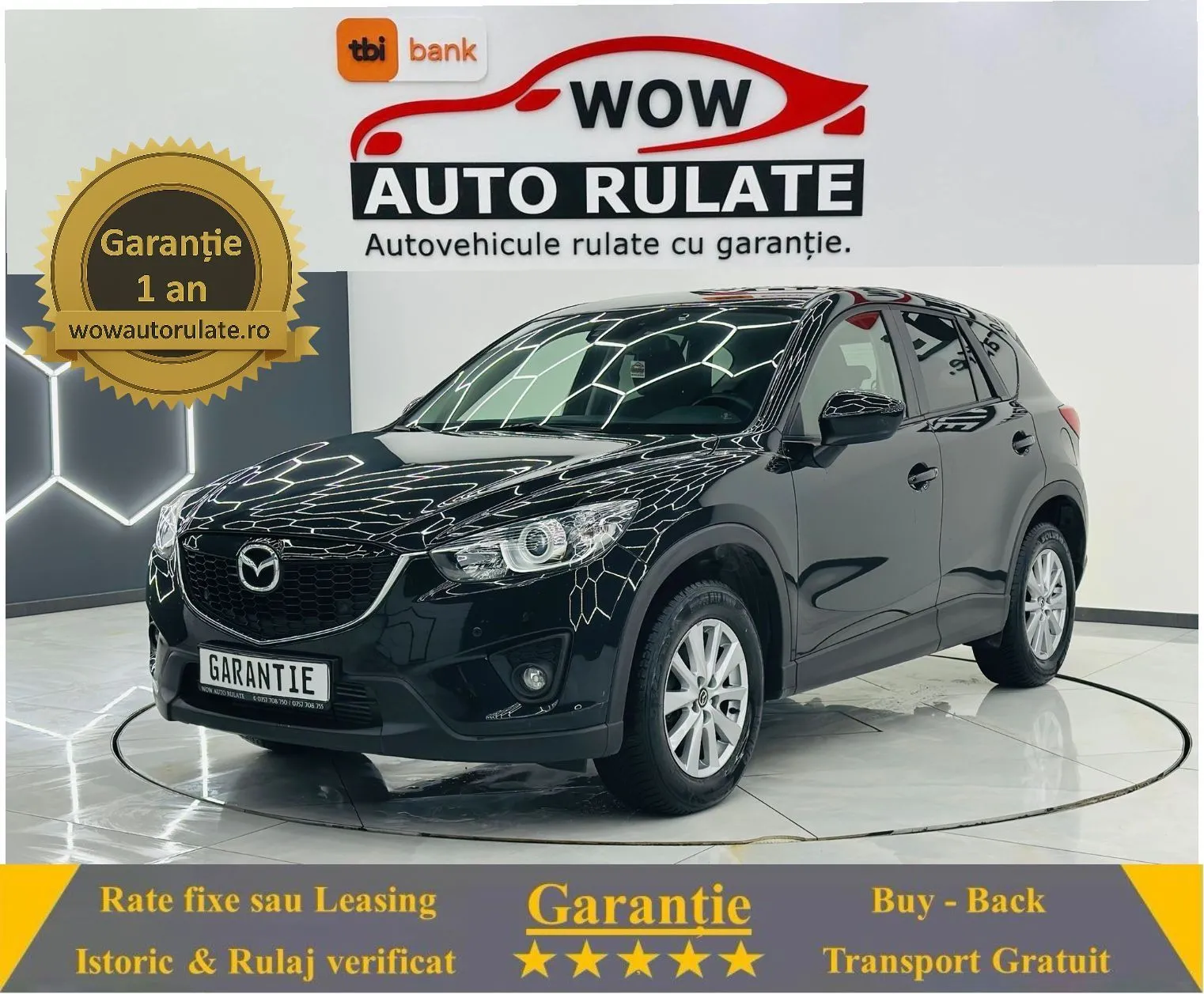 MAZDA CX-5 2015 2.2D E6 Garantie 12 Luni Rate Avans 0 Doar Cu Buletinul 2015 - WOW Auto Rulate