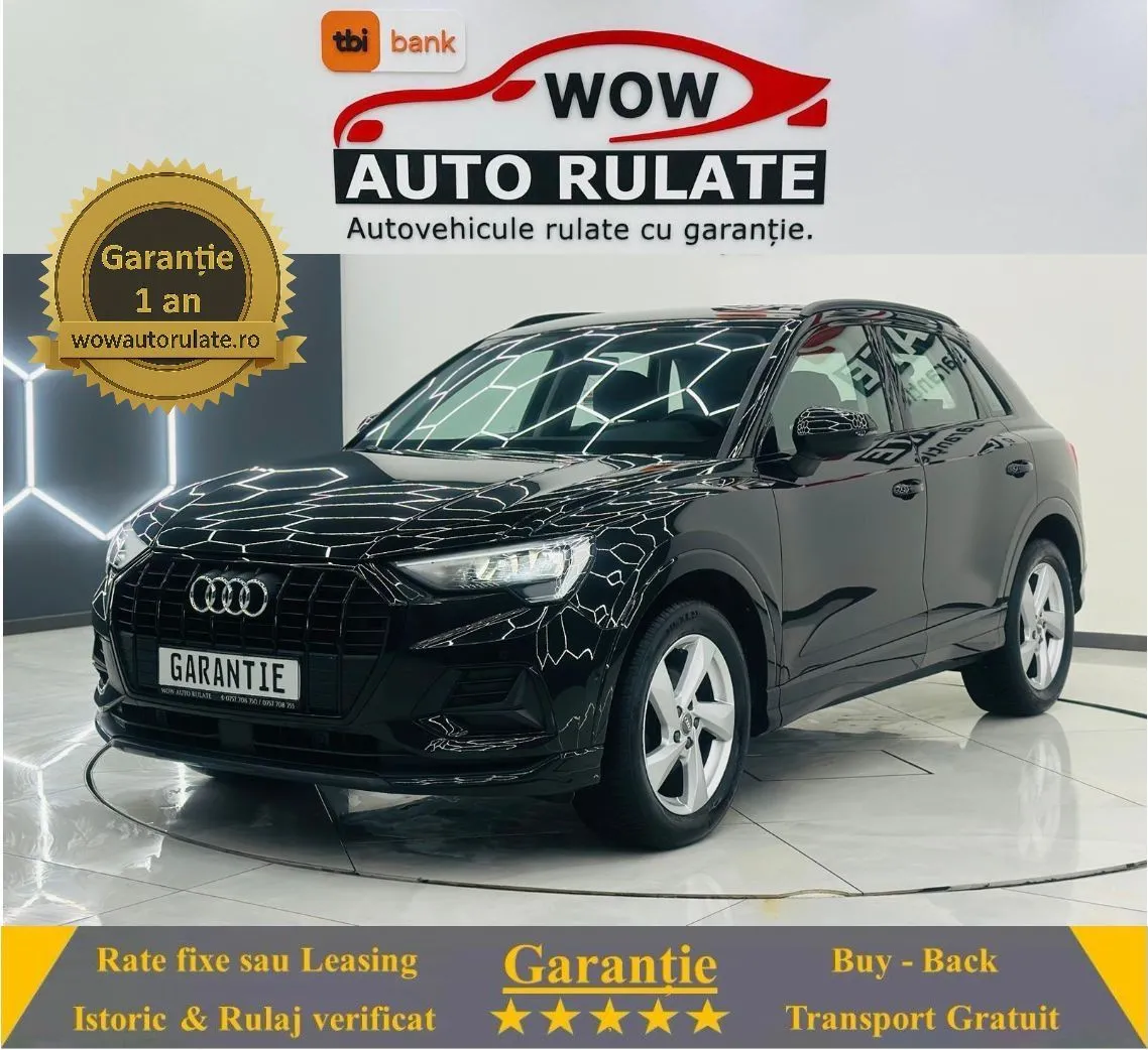 AUDI Q3 2019 2.0D E6 Garantie 12 Luni Rate Avans 0 Doar cu Buletinul 2019 - WOW Auto Rulate