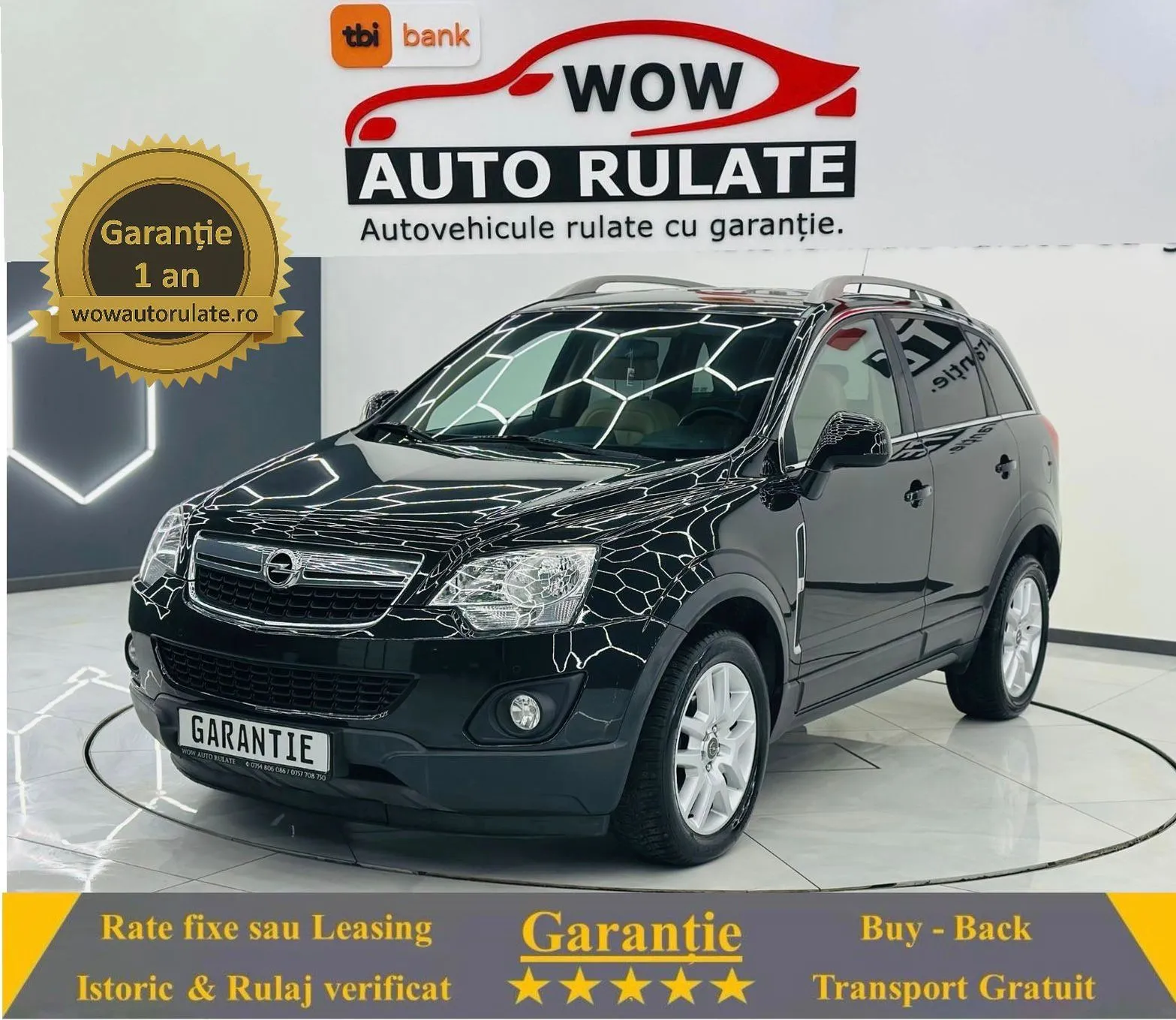 OPEL ANTARA 2012 2.2D E5 Garantie 12 Luni Rate Avans 0 Doar Cu Buletinul 2012 - WOW Auto Rulate