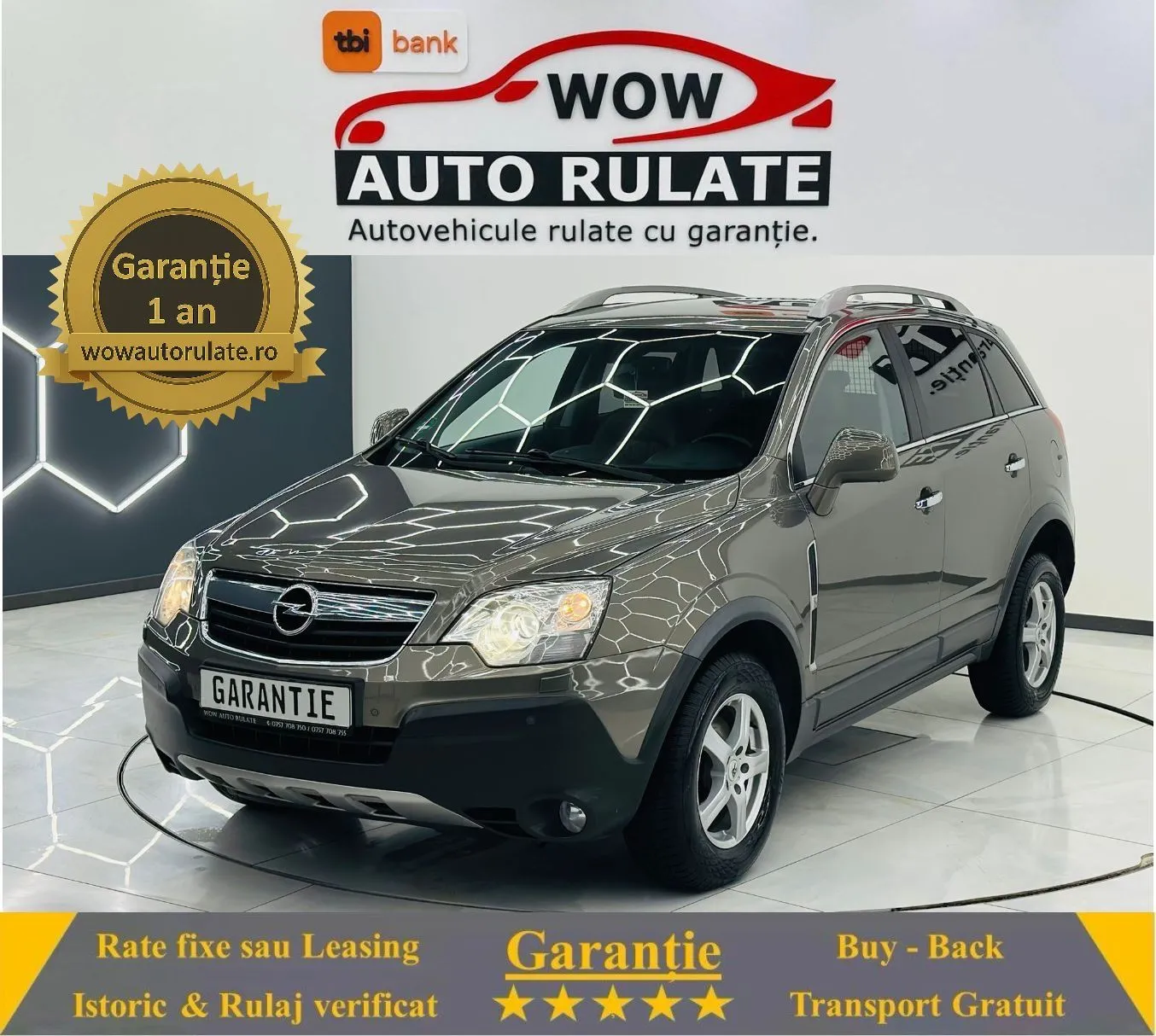 OPEL ANTARA 2008 2.0D E4 4x4 Garantie 12 Luni Rate Avans 0 Doar Cu Buletinul 2008 - WOW Auto Rulate