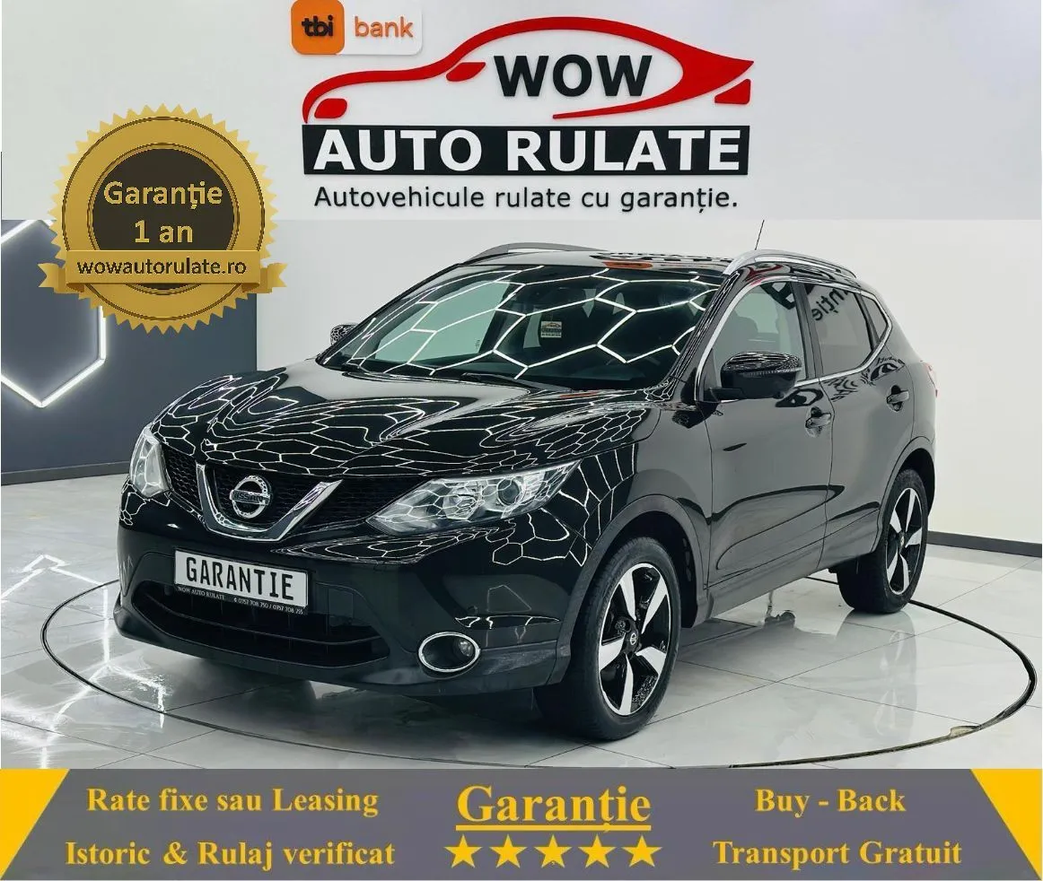 NISSAN Qashqai 2016 1.2i E5 Garantie 12 Luni Rate Avans 0 Doar Cu Buletinul 2016 - WOW Auto Rulate