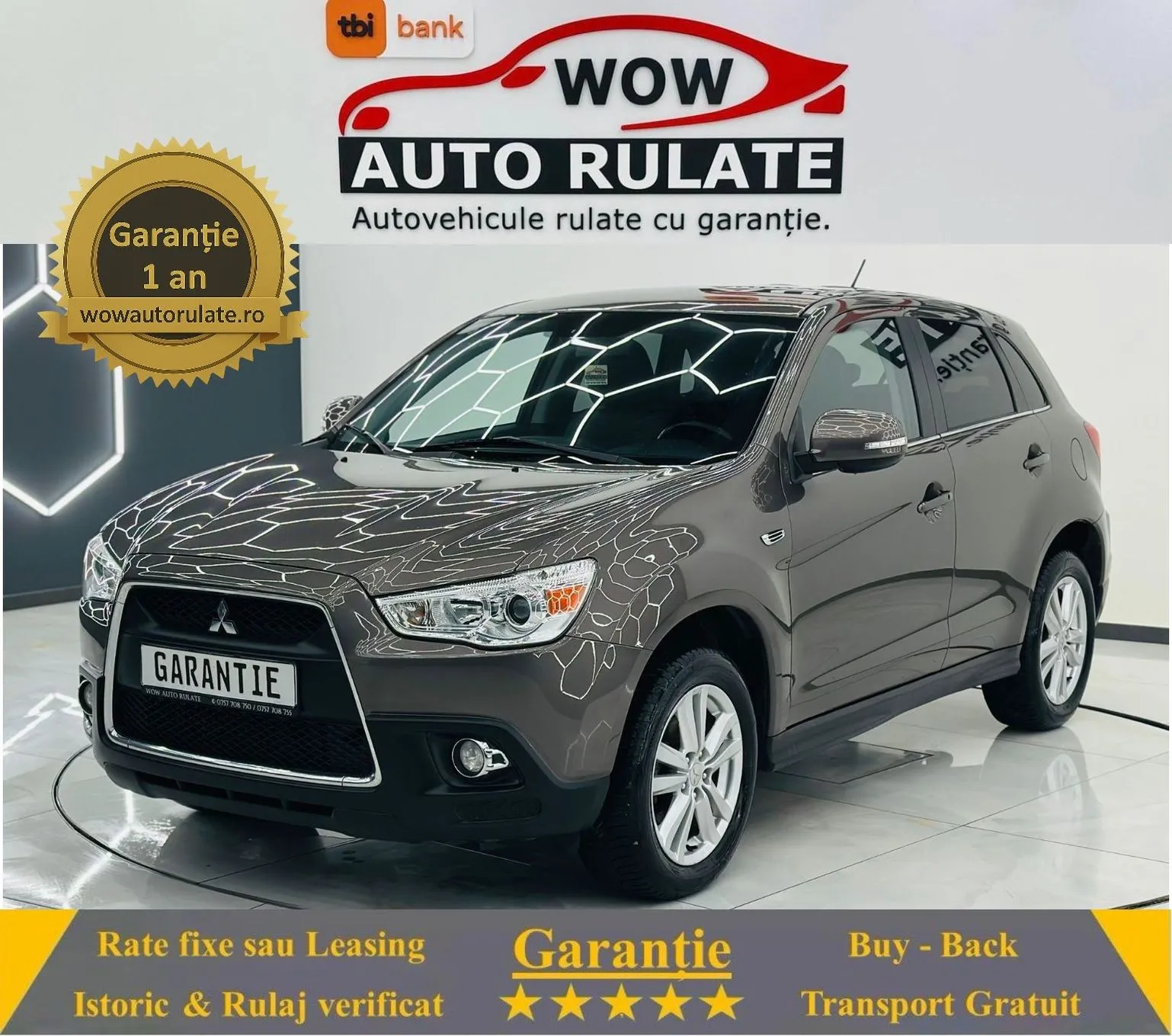 MITSUBISHI ASX 2012 1.8D E5 Garantie 12 Luni Rate Avans 0 Doar Cu Buletinul 2012 - WOW Auto Rulate