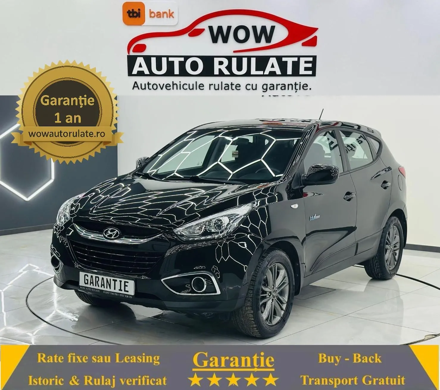 HYUNDAI IX35 2015  1.7D E5 Garantie 12 Luni Rate Avans 0 Doar Cu Buletinul 2015 - WOW Auto Rulate